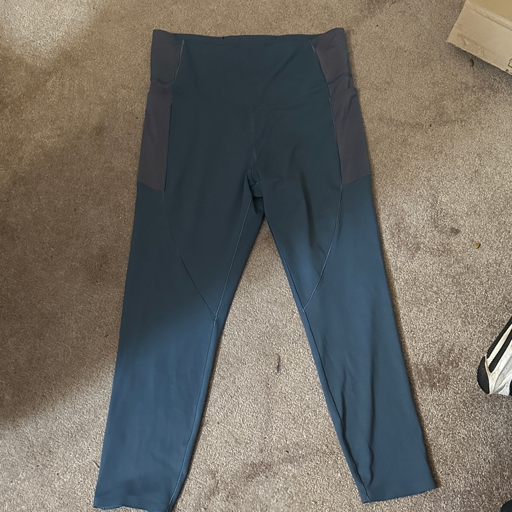 Blue and Gray Leggings